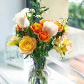 【发24周/半年包月套餐】包月鲜花半年度套餐（半年度套餐（5-6种混搭/次）共/24周简装颜色随机实物为准）