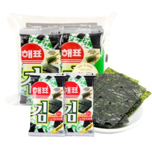 韩国进口 海牌海苔香脆紫菜烤海苔经典原味2g/40包