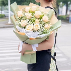 心有所属-玫瑰花简易花礼