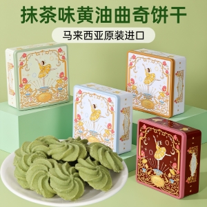 HO.mimi大花抹茶味曲奇饼干-150g